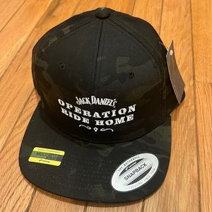New w/ Tags SnapBack Camo Jack Daniels Operation Ride Home Hat